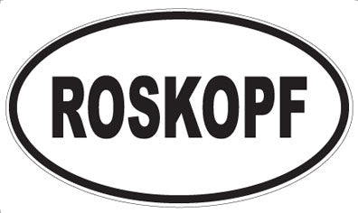 ROSKOPF - Oval Sticker