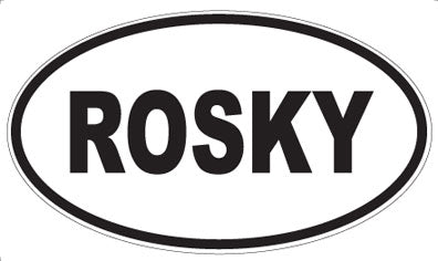ROSKY - Oval Magnet