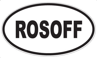 ROSOFF - Oval Magnet