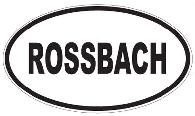 ROSSBACH - Oval Sticker