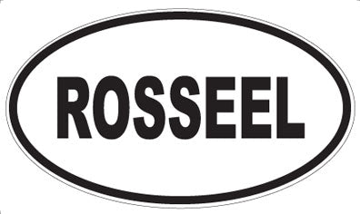 ROSSEEL - Oval Magnet