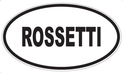 ROSSETTI - Oval Sticker