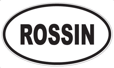 ROSSIN - Oval Magnet