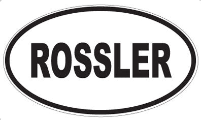 ROSSLER - Oval Magnet