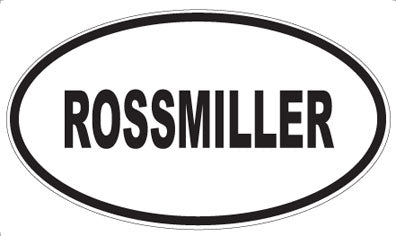 ROSSMILLER - Oval Magnet