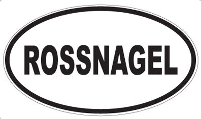 ROSSNAGEL - Oval Sticker