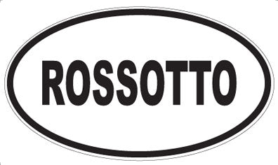 ROSSOTTO - Oval Sticker