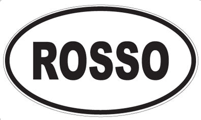 ROSSO - Oval Magnet