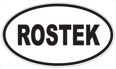 ROSTEK - Oval Sticker