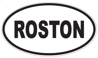 ROSTON - Oval Magnet