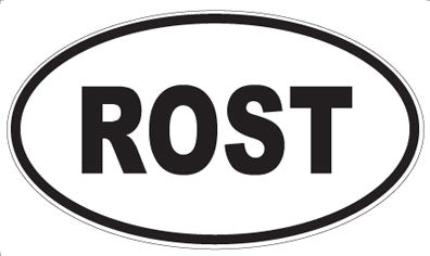ROST - Oval Magnet