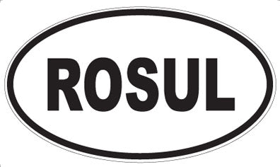 ROSUL - Oval Magnet