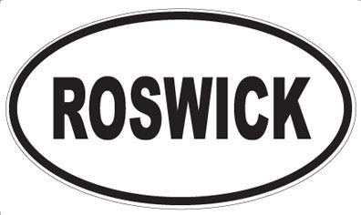 ROSWICK - Oval Magnet