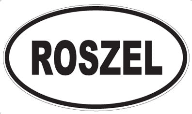 ROSZEL - Oval Magnet