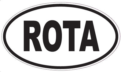 ROTA - Oval Sticker