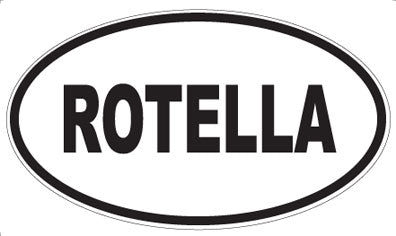 ROTELLA - Oval Sticker