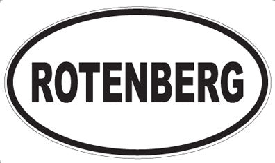 ROTENBERG - Oval Magnet