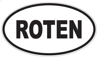 ROTEN - Oval Magnet
