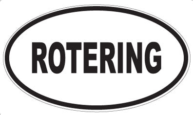 ROTERING - Oval Sticker
