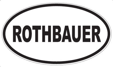 ROTHBAUER - Oval Magnet