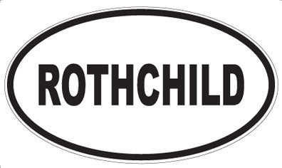 ROTHCHILD - Oval Sticker