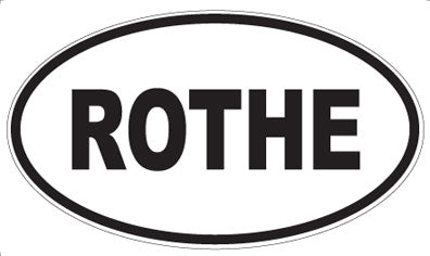ROTHE - Oval Sticker