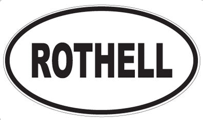 ROTHELL - Oval Sticker