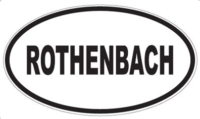 ROTHENBACH - Oval Sticker