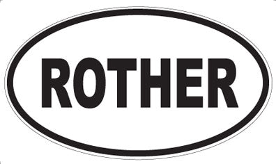 ROTHER - Oval Sticker