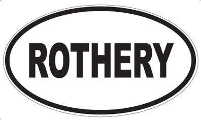 ROTHERY - Oval Magnet