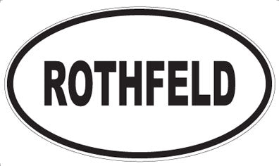 ROTHFELD - Oval Sticker