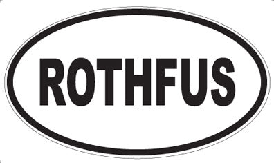 ROTHFUS - Oval Sticker