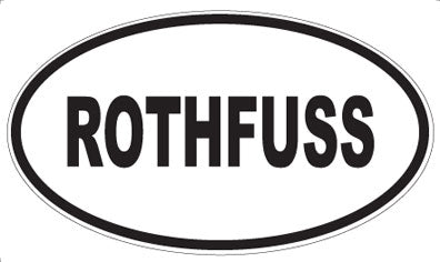 ROTHFUSS - Oval Magnet