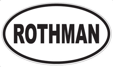 ROTHMAN - Oval Magnet