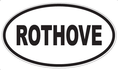 ROTHOVE - Oval Sticker