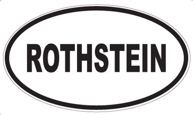 ROTHSTEIN - Oval Magnet