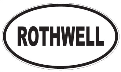ROTHWELL - Oval Magnet
