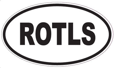 ROTLS - Oval Sticker