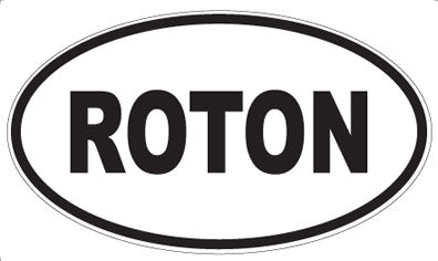 ROTON - Oval Sticker