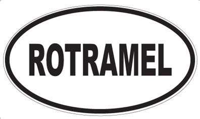 ROTRAMEL - Oval Sticker