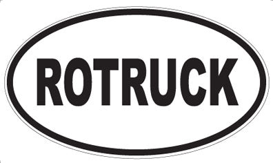 ROTRUCK - Oval Sticker