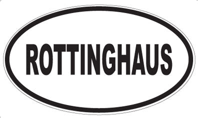 ROTTINGHAUS - Oval Sticker