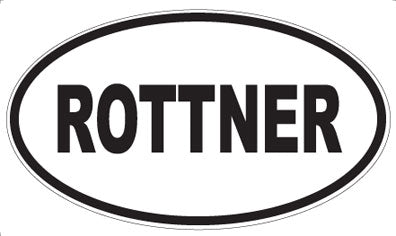 ROTTNER - Oval Sticker
