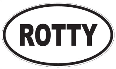 ROTTY - Oval Magnet