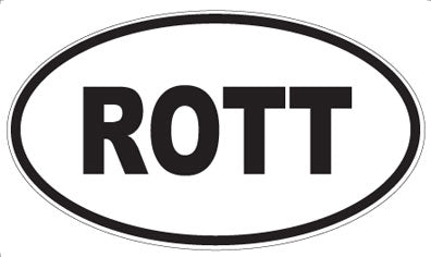 ROTT - Oval Magnet