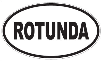 ROTUNDA - Oval Sticker