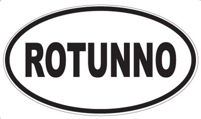 ROTUNNO - Oval Sticker