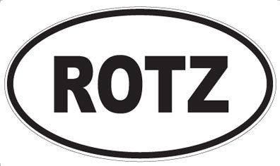 ROTZ - Oval Magnet