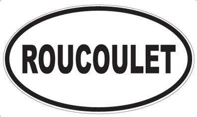 ROUCOULET - Oval Sticker