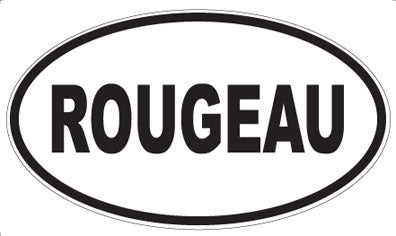 ROUGEAU - Oval Sticker